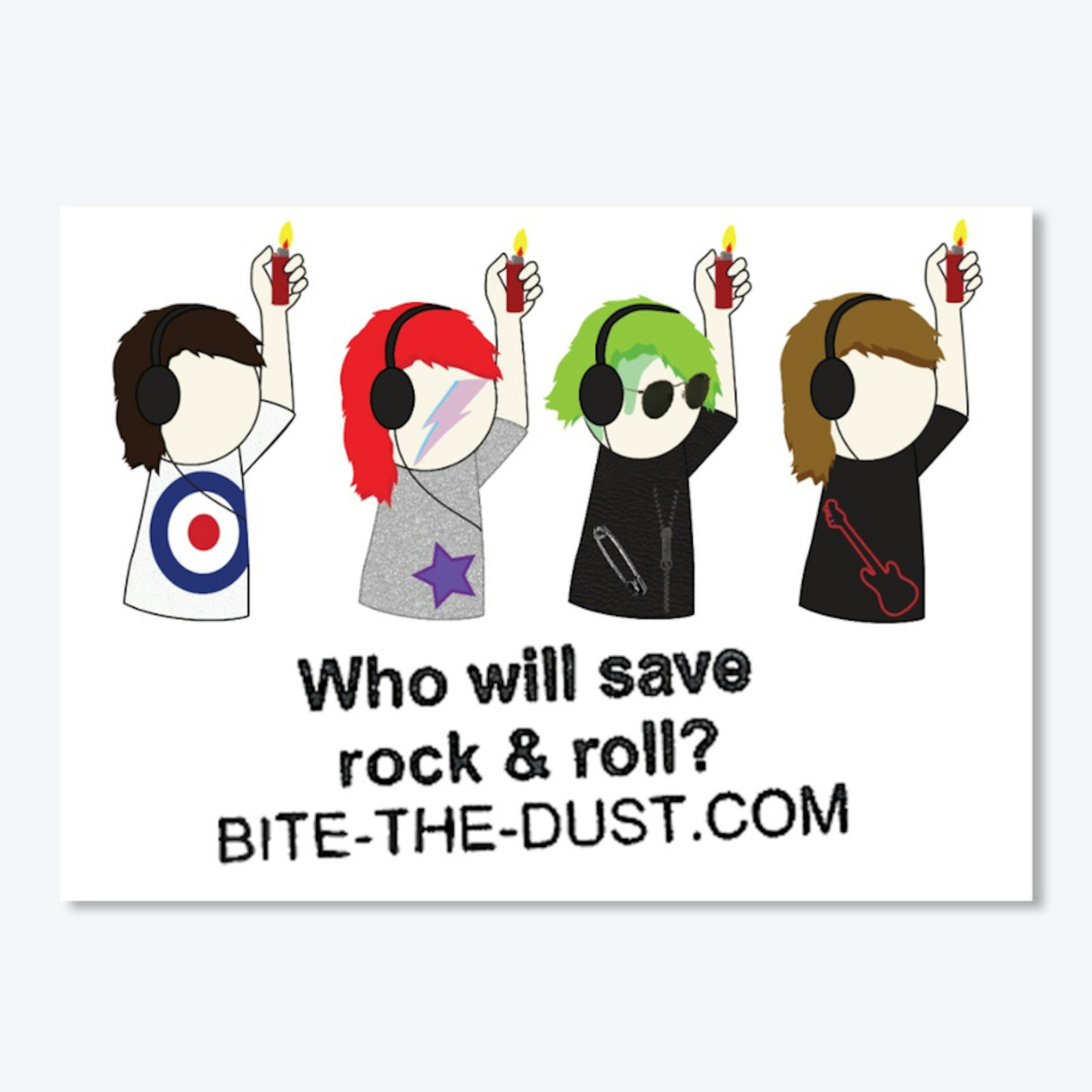 Bite-the-dust.com Sticker